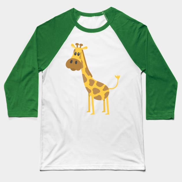 Cute Giraffe for Kids Baseball T-Shirt by vladocar